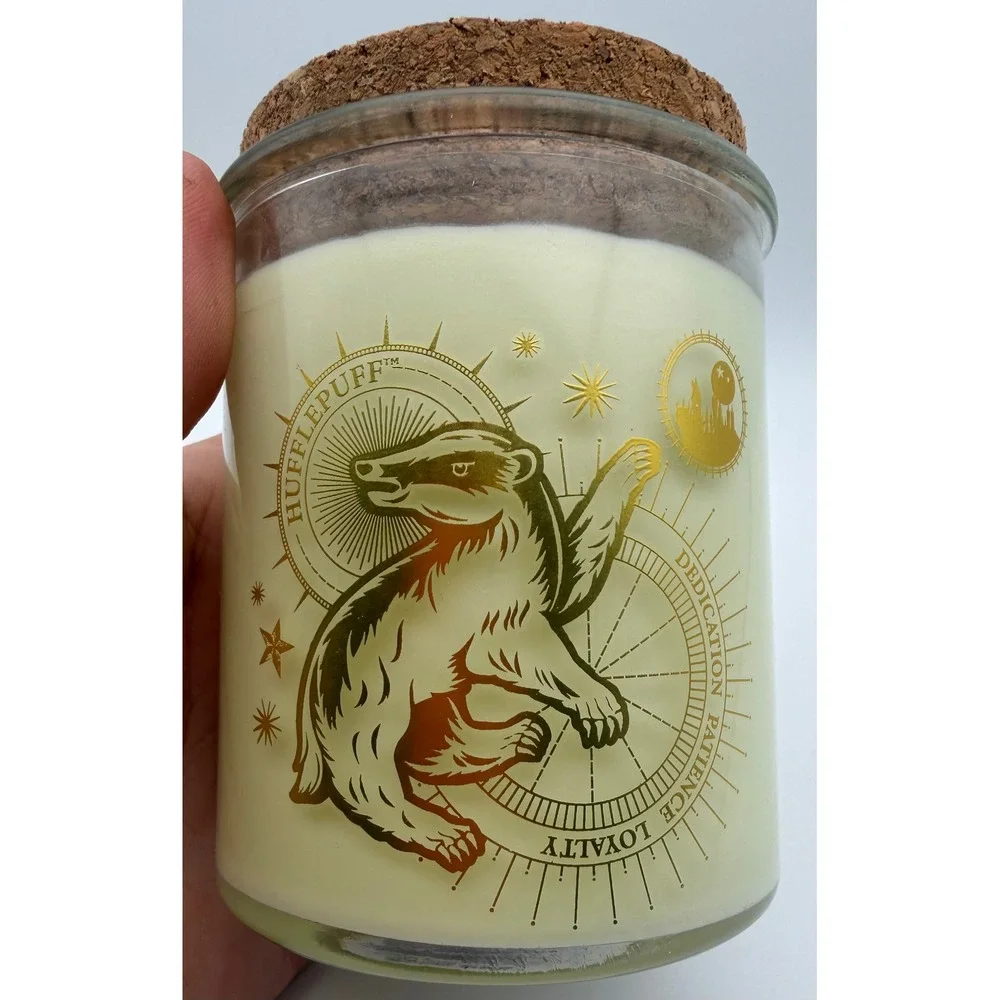 Harry Potter Hufflepuff Magical Color Changing Candle 10oz Insight Luminary New